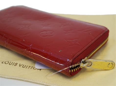 louis vuitton zippy compact wallet red